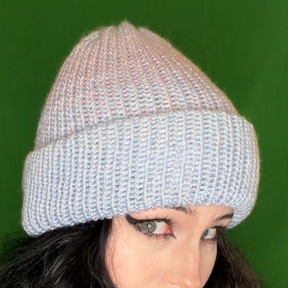 babyblue-pink beanie!!
